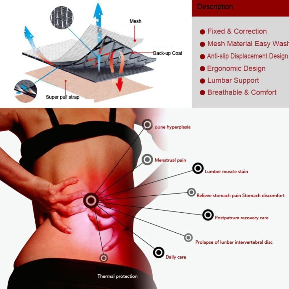 Pain Relief Back/Waist Support Belt